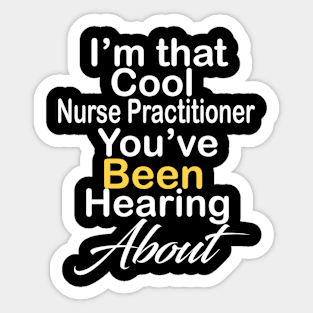 Nurse Practitioner Sticker